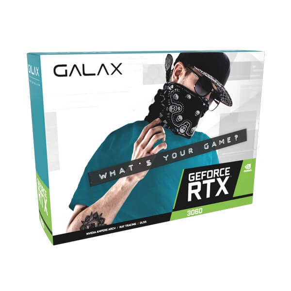 Galax RTX 3060 1-Click OC 8GB Gaming Graphics Card
